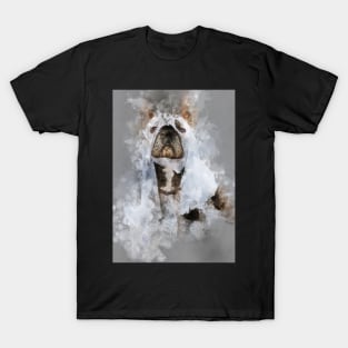 Ghost dog watercolour painting T-Shirt